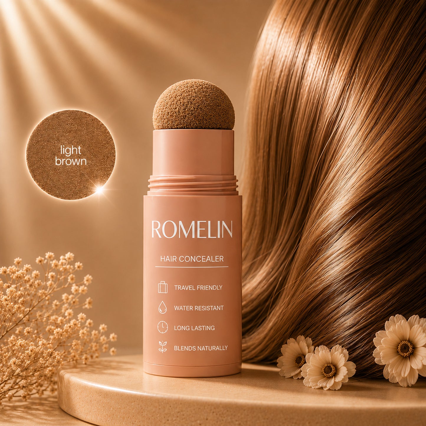 ROMELIN Hair Concealer | Instant Natural Root Coverage