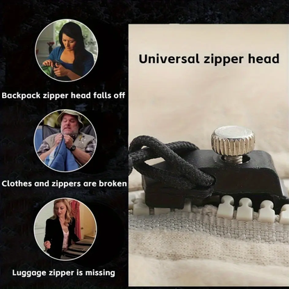 15PCS Universal Zipper Repair Kit – Fix Broken Zippers Easily, No Sewing Needed