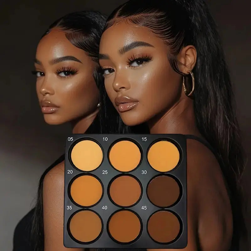 9-Color Foundation & Concealer Palette