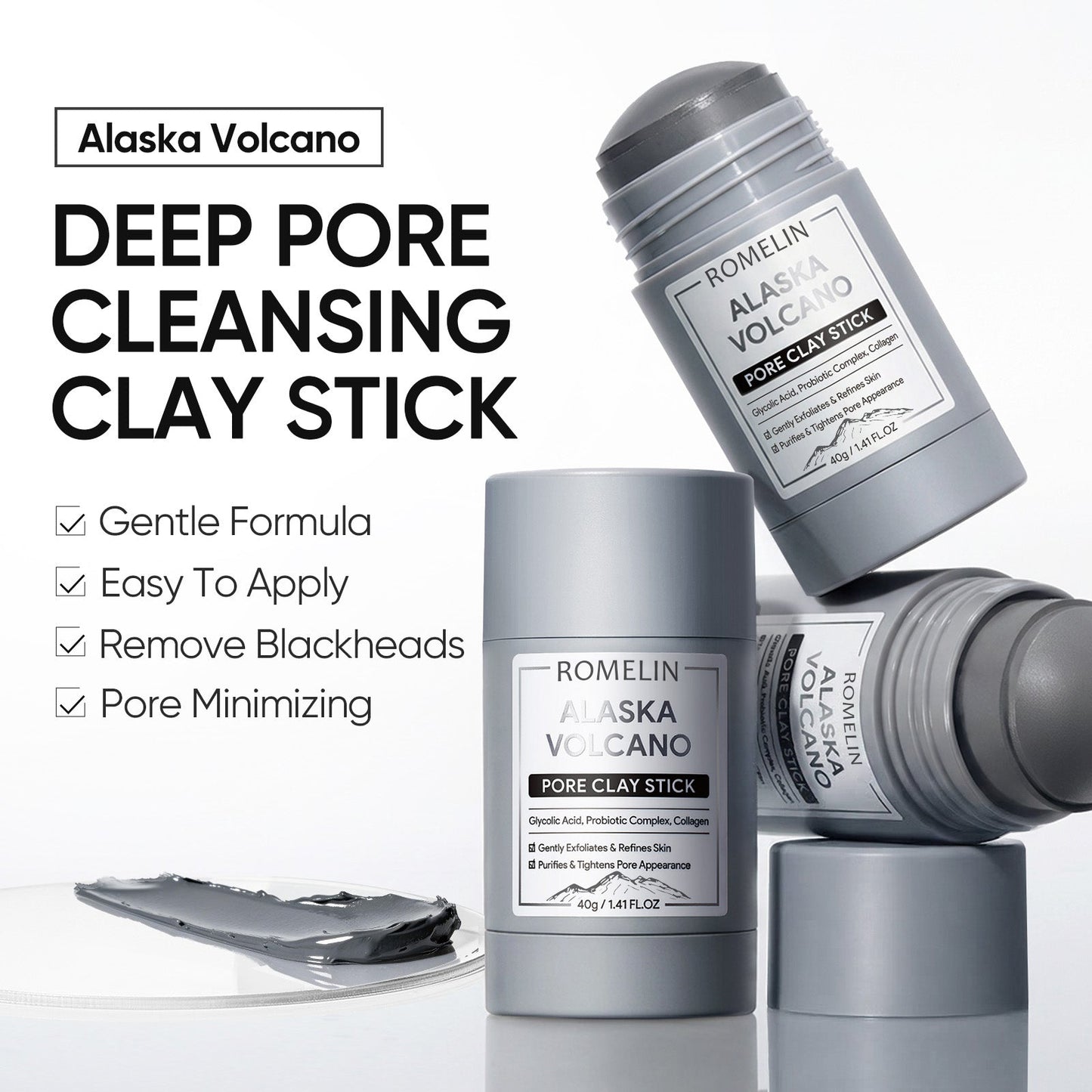 ROMELIN  Alaska Volcano  Pore Clay Stick