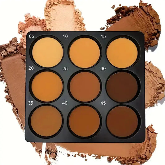9-Color Foundation & Concealer Palette