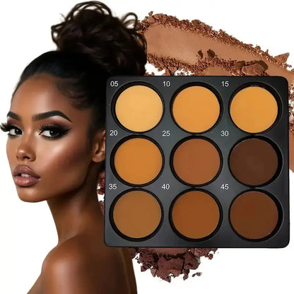 9-Color Foundation & Concealer Palette