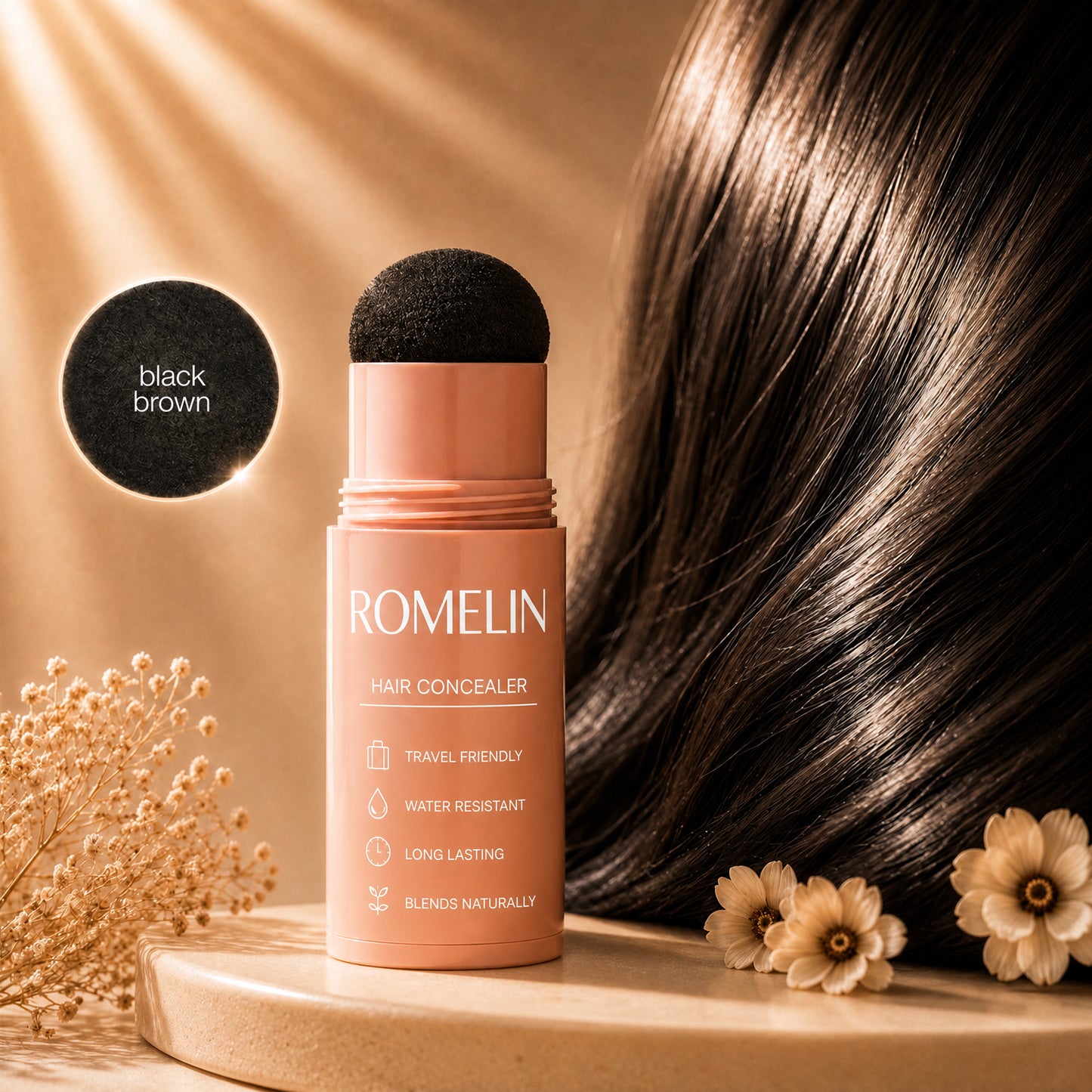 ROMELIN  Hair Concealer | Instant Natural Root Coverage