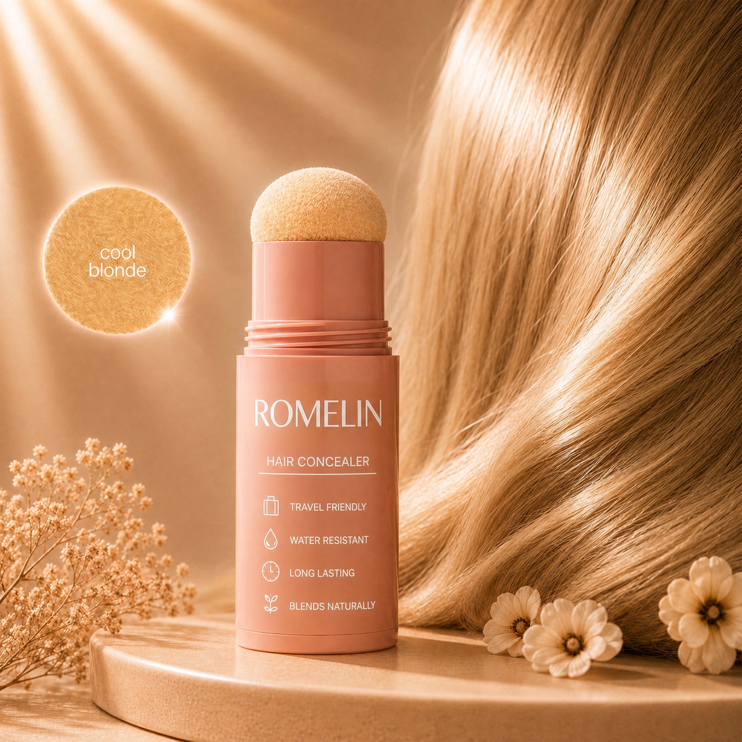ROMELIN  Hair Concealer | Instant Natural Root Coverage