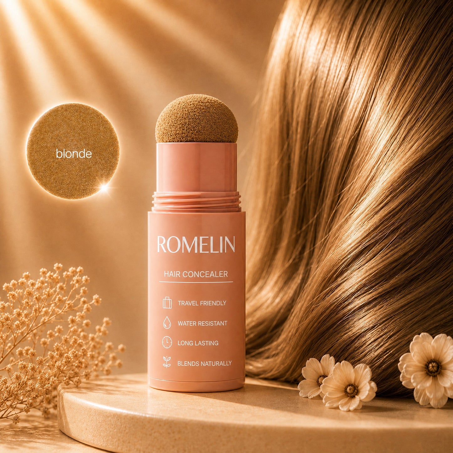 ROMELIN  Hair Concealer | Instant Natural Root Coverage