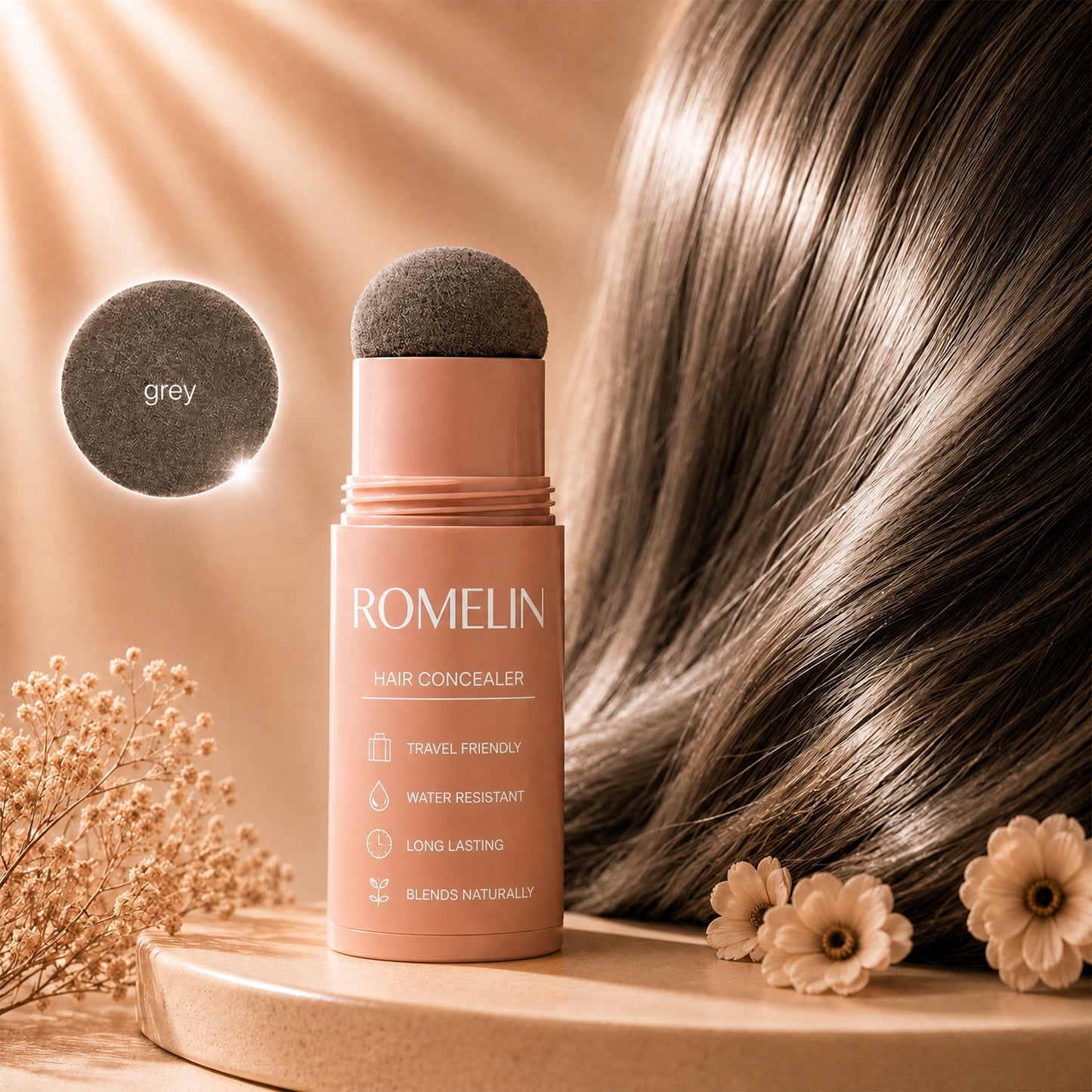 ROMELIN  Hair Concealer | Instant Natural Root Coverage