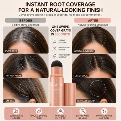 ROMELIN  Hair Concealer | Instant Natural Root Coverage