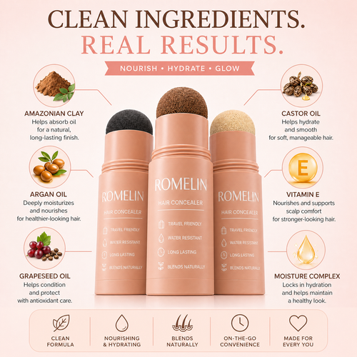 ROMELIN  Hair Concealer | Instant Natural Root Coverage