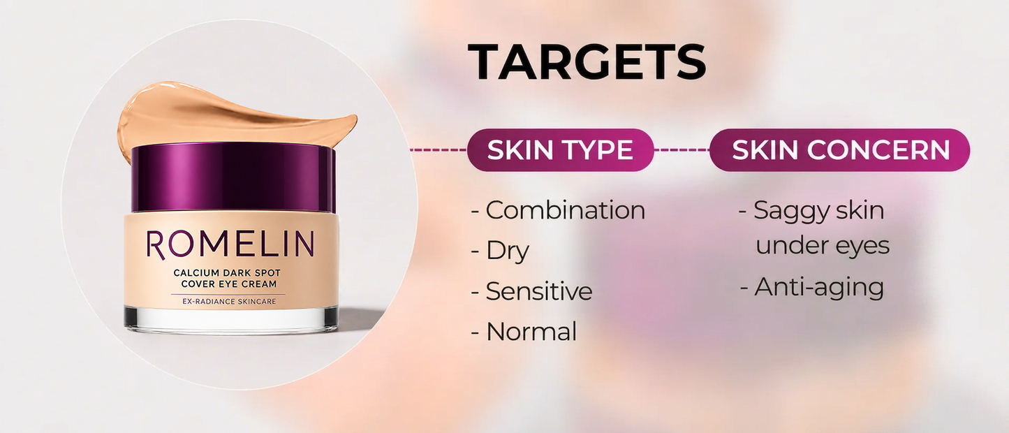 ROMELIN Korean Calcium Dark Spot Eye Cream