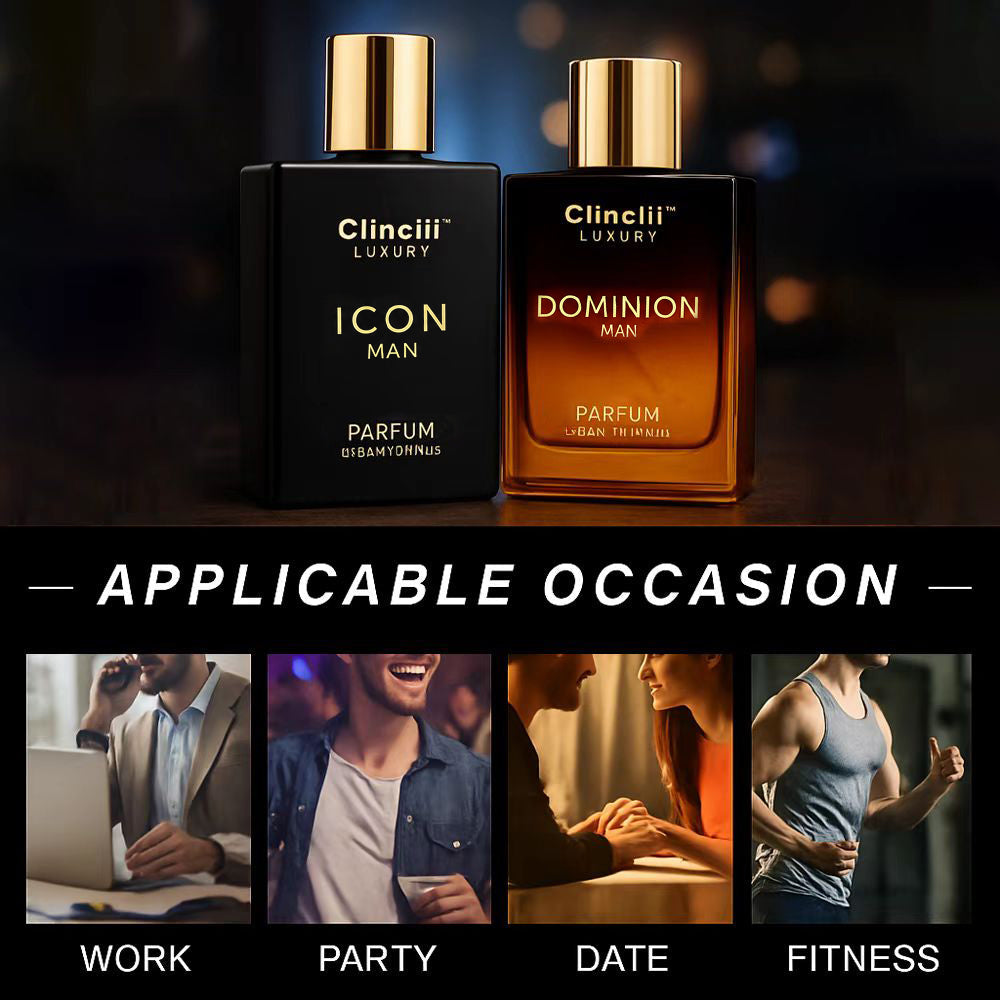 Gentlemen’s Fragrance Set with ICON MAN Perfume & DOMINION MAN Aroma
