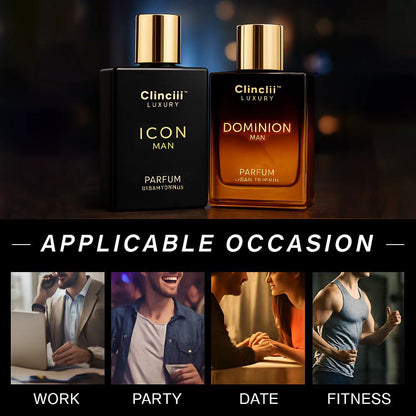 Gentlemen’s Fragrance Set with ICON MAN Perfume & DOMINION MAN Aroma