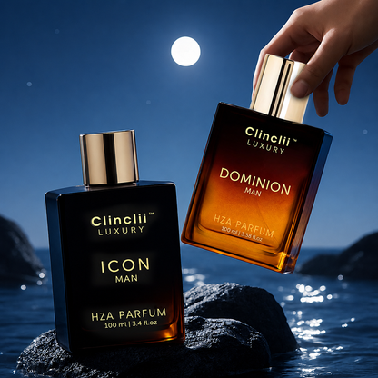 Gentlemen’s Fragrance Set with ICON MAN Perfume & DOMINION MAN Aroma