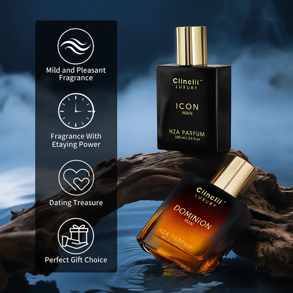 Gentlemen’s Fragrance Set with ICON MAN Perfume & DOMINION MAN Aroma