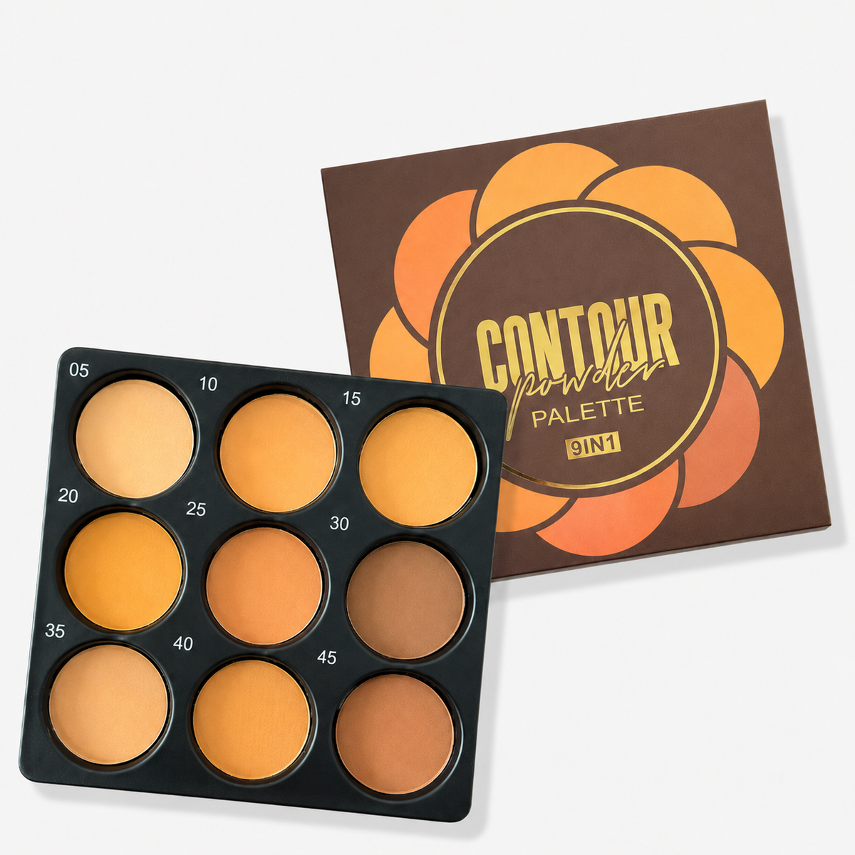 9-Color Foundation & Concealer Palette