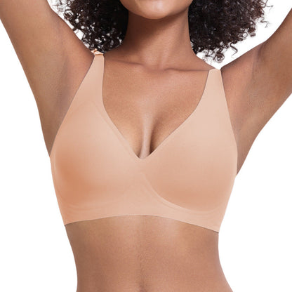💜💜ROMELIN Womens Comfortable Wireless Bras Push Up Bralettes Seamless Tshirts Bras Deep V Everyday Bras